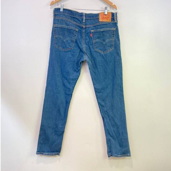 Levis 511 Mens Denim VTG Straight Yellow and Orange Tread 36us - Picture 3 of 4